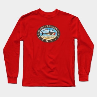 Cold Storage Beach, Dennis, Massachusetts (Cape Cod) Great White Shark Long Sleeve T-Shirt